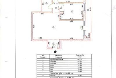 Apartament cu 3 camere decomandat în Timpuri Noi - 14
