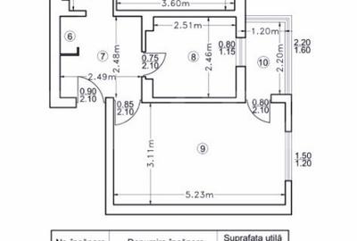 Apartament 3 camere decomandate - 59 m2 Zimbru - 9
