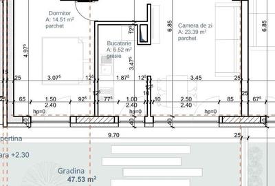 Apartament cu 2 camere semidecomandat în Plopilor