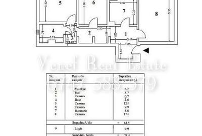 3 Camere 71 mp etaj 6 Delfinului Pantelimon Ambianta 0% Comision cumpărător - 10