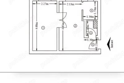 Apartament cu 2 camere semidecomandat în Central - 1
