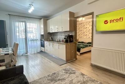Apartament cu 2 camere semidecomandat, mobilat în Florești