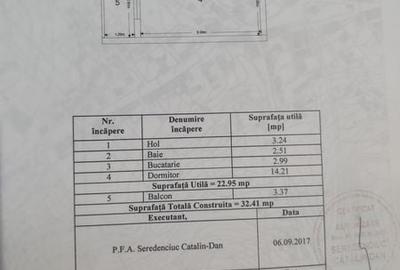 Garsonieră decomandată în Central
