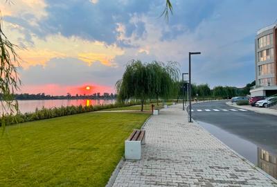 Studio cu grădină și vedere spre lac - TVA 0%, parcare inclusă + boxă subsol