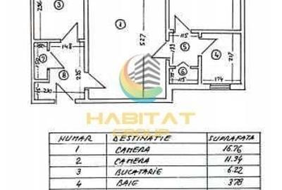 Apartament cu 2 camere semidecomandat în Alexandru Obregia