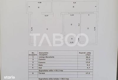 Apartament cu 3 camere decomandat în Central - 1