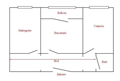 Apartament cu 2 camere decomandat în Roman - 3