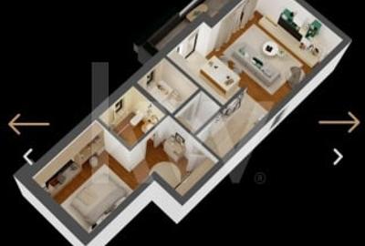 Apartament cu 2 camere decomandat în Sud-Vest - 2