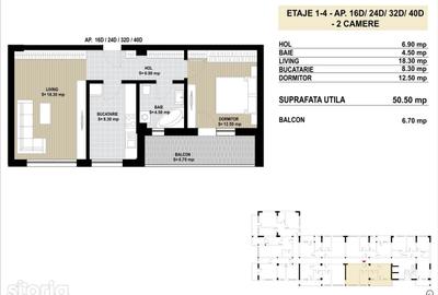 Apartament cu 2 camere decomandat în Berceni - 5