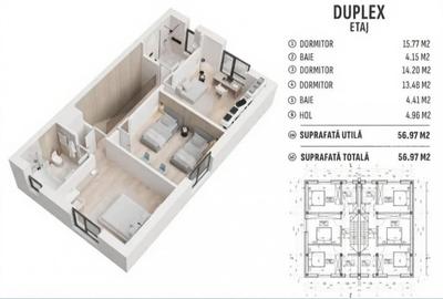 Vila 4 camere|Titan|Complex nou 2024| 2 parcari |3 bai |CURTE+GRADINA| - 6