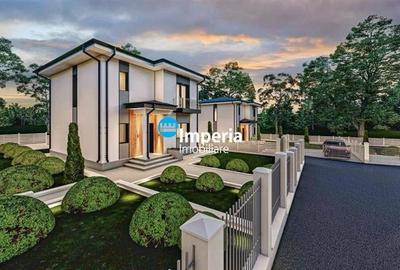 Vila premium P+E 4 cam, asfalt, canalizare, vede lac, Ciurbesti Miroslava