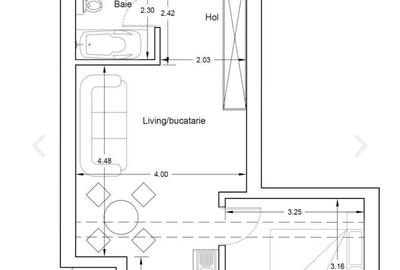 Apartament cu 2 camere în Nord - 12