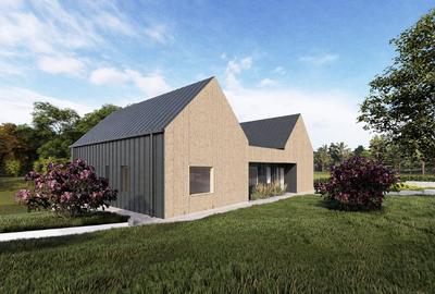 Teren cu fundatie si proiect autorizat pentru cabana lemn -Balcesti, Cluj - 2