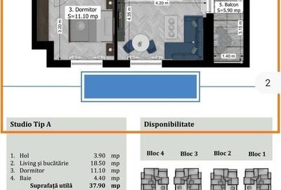 AP. 2 CAMERE TIP STUDIO-CORA ALEXANDRIEI, RATE LA DEZVOLTATOR,COMIS 0% - 14