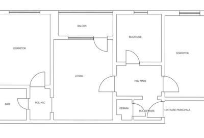 Apartament cu 3 camere decomandat în Central - 7