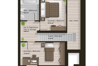 Casă cu 3 camere cu Teren 150 Mp în Titan - 2