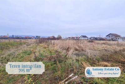 Teren de 705 mp, în Oșorhei