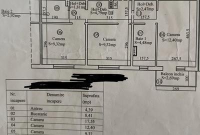 Apartament cu 4 camere decomandat în 6 Vânători