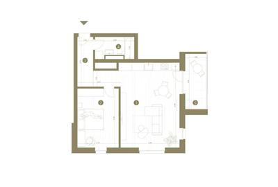 Apartament cu 2 camere în Universitate