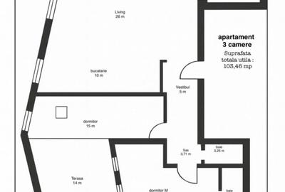 Apartament cu 3 camere decomandat în Ferdinand - 9
