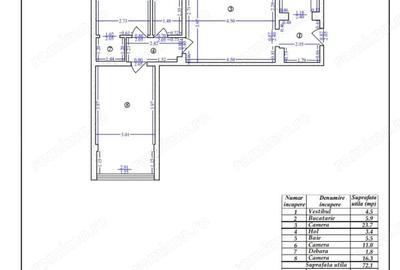 Apartament cu 3 camere semidecomandat, mobilat în Timișoara - 9