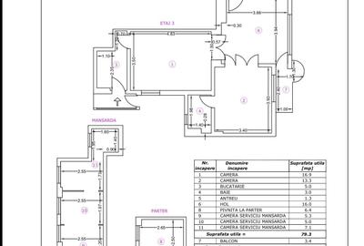 Apartament cu 2 camere semidecomandat în Unirii - 8