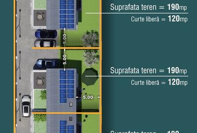 Vila P+1+M cu 5 camere - 4 bai, 180 MPU, Teren - 190 MP - 3