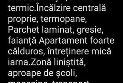 Apartament cu 3 camere semidecomandat în Central - 1