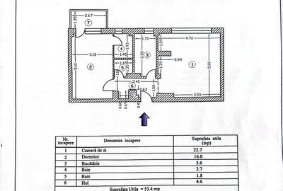 Apartament cu 2 camere decomandat, mobilat în Universitate - 12
