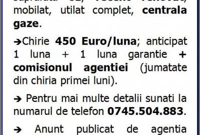 Tomis Nord, 2 camere, decomandat, mobilat, inchirieri Constanta - 4