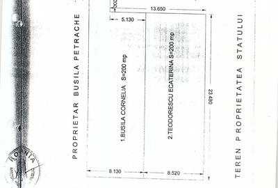 Teren Construcții intravilan de 400 mp, în Ultimul leu - 1