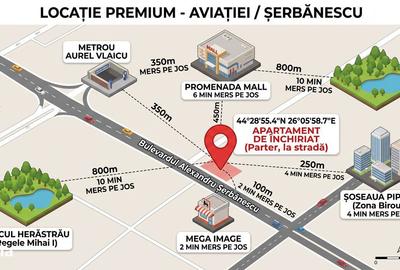 Apartament cu 2 camere decomandat, mobilat în Aviației - 8