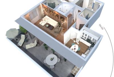 Apartament cu 3 camere în Dămăroaia - 1