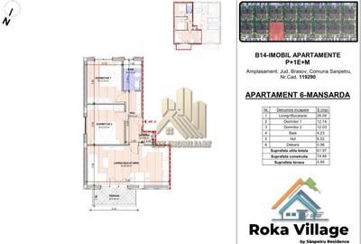 Apartament cu 3 camere, mobilat în Sânpetru - 2