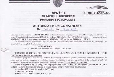 Teren cu construc?ie nefinalizata - 1