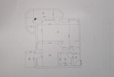 Apartament cu 2 camere în Copou
