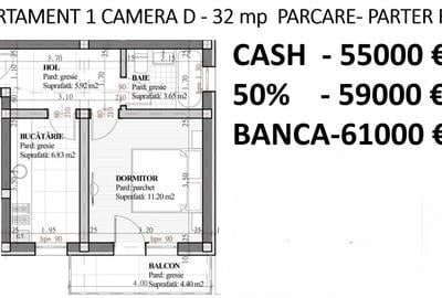 APARTAMENT 1 CAMERA DECOMANDAT, COMSION 0%, TVA INCLUS IN PRET , CARTIER ASTORIA - 3