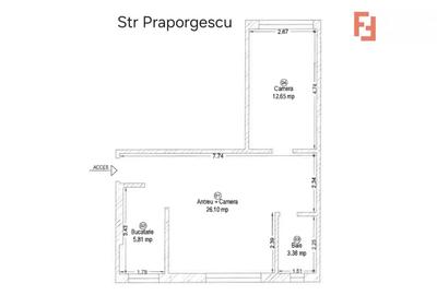Apartament cu 2 camere semidecomandat, mobilat în Malul Mureșului - 10