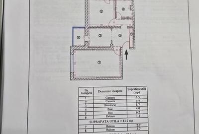 Apartament cu 2 camere decomandat, mobilat în Central - 5