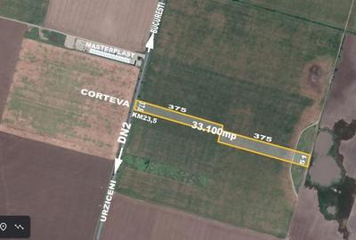 Teren agricol extravilan de 33100 mp, în Afumați