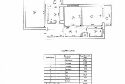 Apartament 3 camere confort 1 decomandat, Dorobantilor, etaj - 4