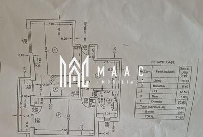Apartament Etaj 2  | 71.68 mp | Centru | Vedere Parc Mircea cel Batran - 12
