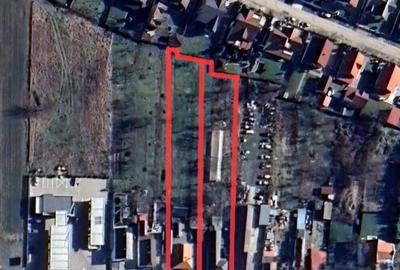 Sag - DN 59 -Casa si Teren 1876 mp - front 14 m - 2