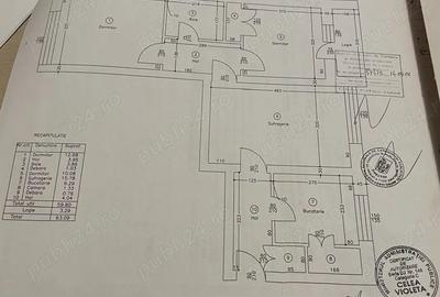 Apartament cu 3 camere semidecomandat în Central - 8