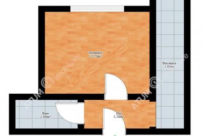 Garsoniera recent renovata in zona Strand Sibiu - 7