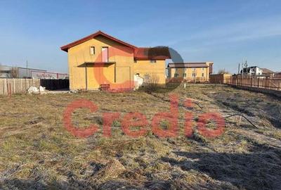 TM-Sacalaz,cladire solida cu teren 2300mp cu dublu front la DN - 2