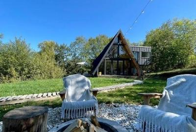 Cabana A frame situata langa padure si la marginea islazului - 11