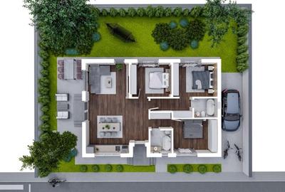 Casă individuală cu 4 camere cu Teren 448 Mp în Tunari - 7