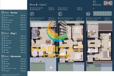 Pallady vila insiruita 5 camere 173 mp + curte 60 mp  AUCHAN - 2