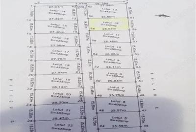 Teren de 400 mp, în Romanești